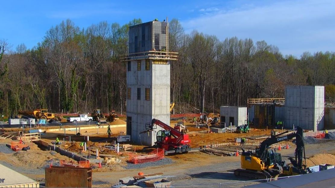County Admin Building construction progress