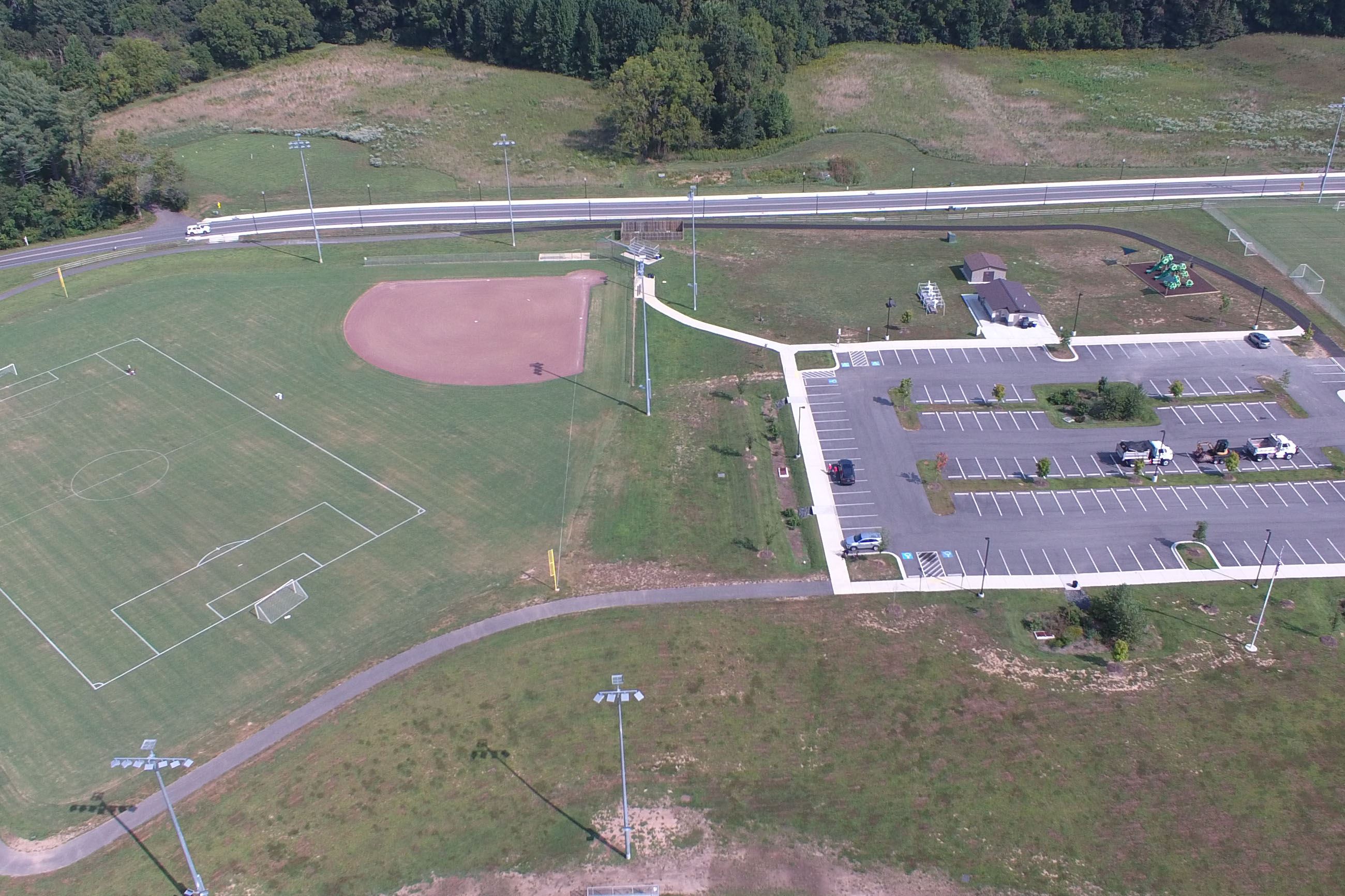 Ward farm aerial - maintenance shop