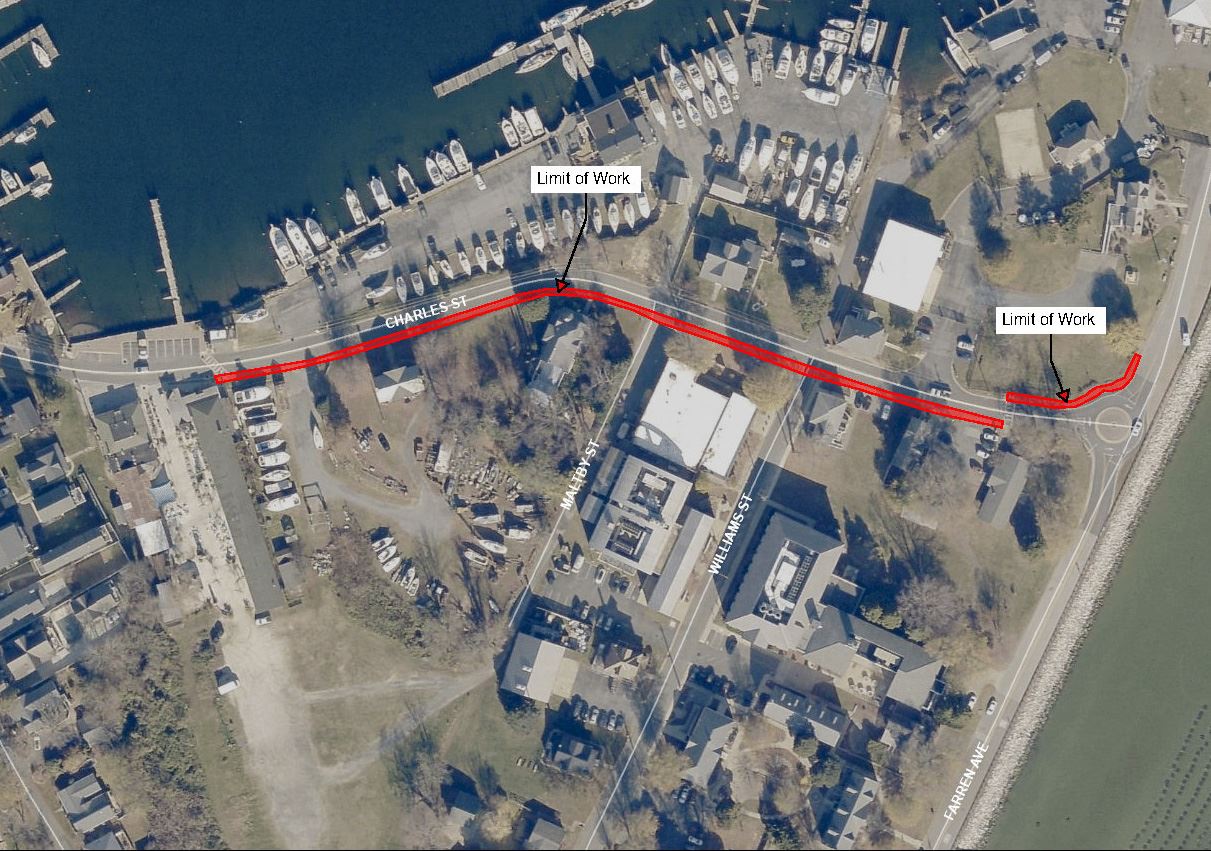 Charles Street (Solomons) Sidewalk Repair